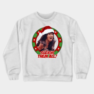 Xena Sleigh Them All Chakram Crewneck Sweatshirt